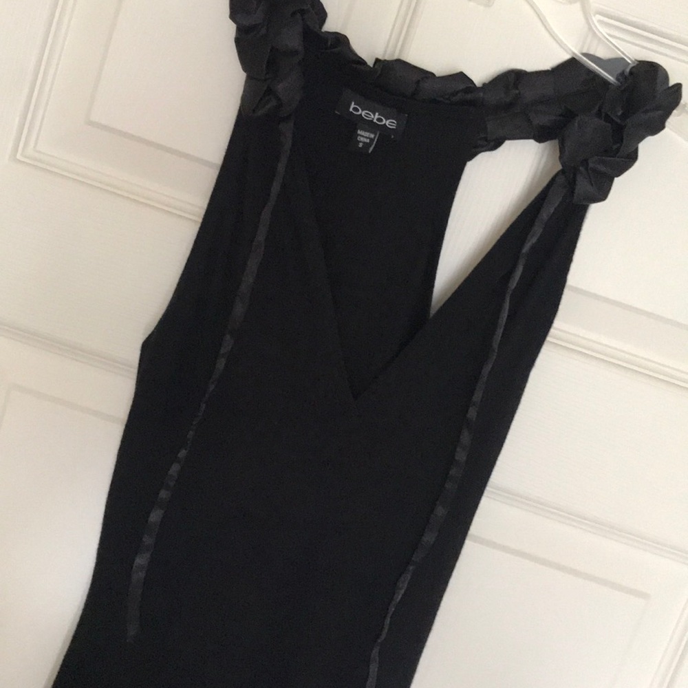 DEEP V Black Cocktail Dress